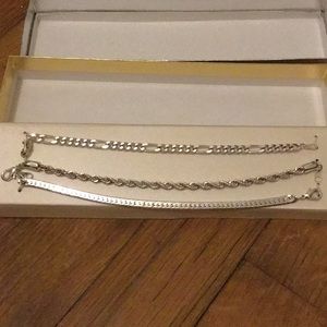 3 Sterling Silver Bracelet